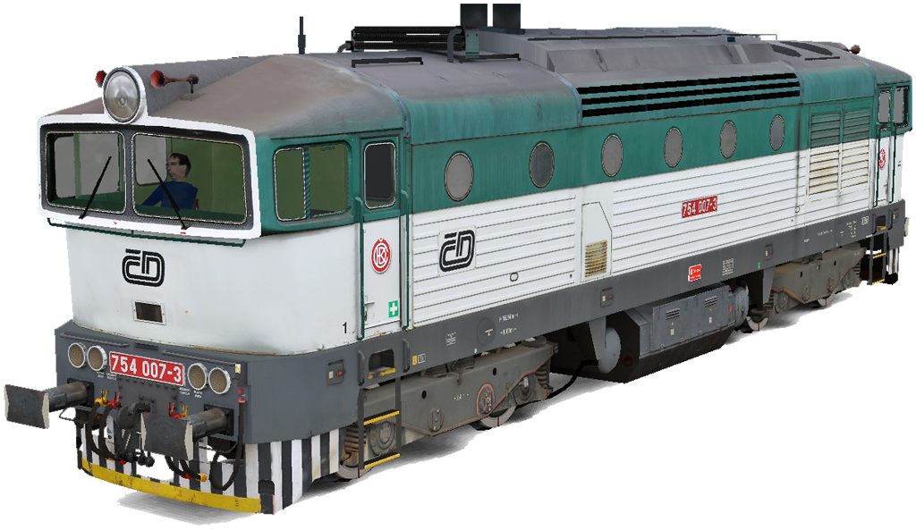ČD 754 007-3 "Old"
