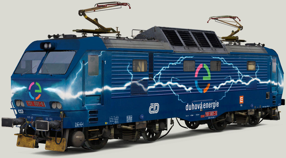 ČD 151 001-5 "Dúhová"