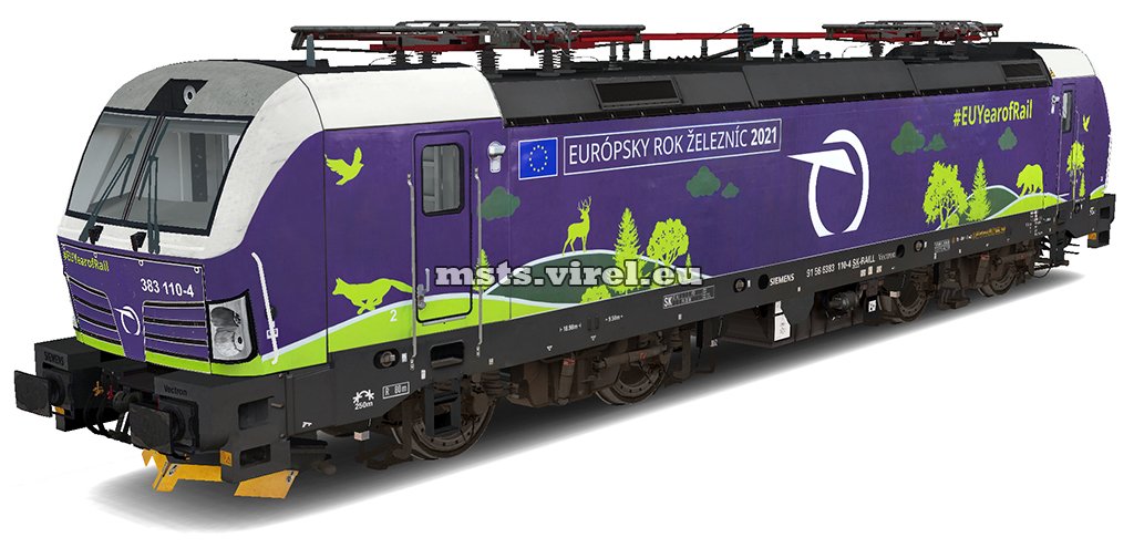 ZSSK 383 110-4 ,,Európsky rok železnice 2021"