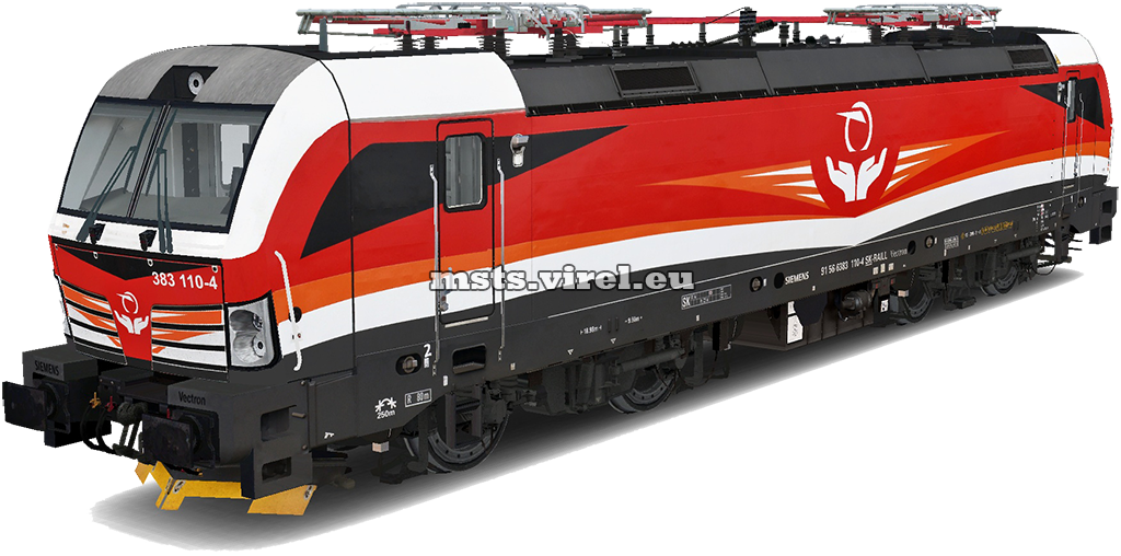 ZSSK 383 110-4 ,,Vlakom bezpečne"