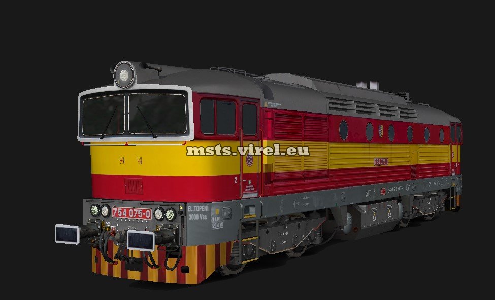 ČD 754 075-0 "Vendulka"
