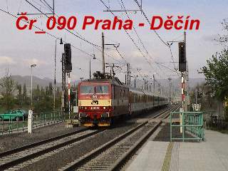 Děčín - Ústí nad Labem - Lovosice - Kralupy nad Vltavou - Praha ( Vraňany - Lužec)